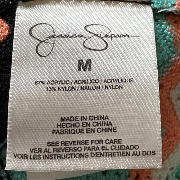 Jessica Simpson Desert Flower Stripe Dress NWT Medium - Picture 8 of 10